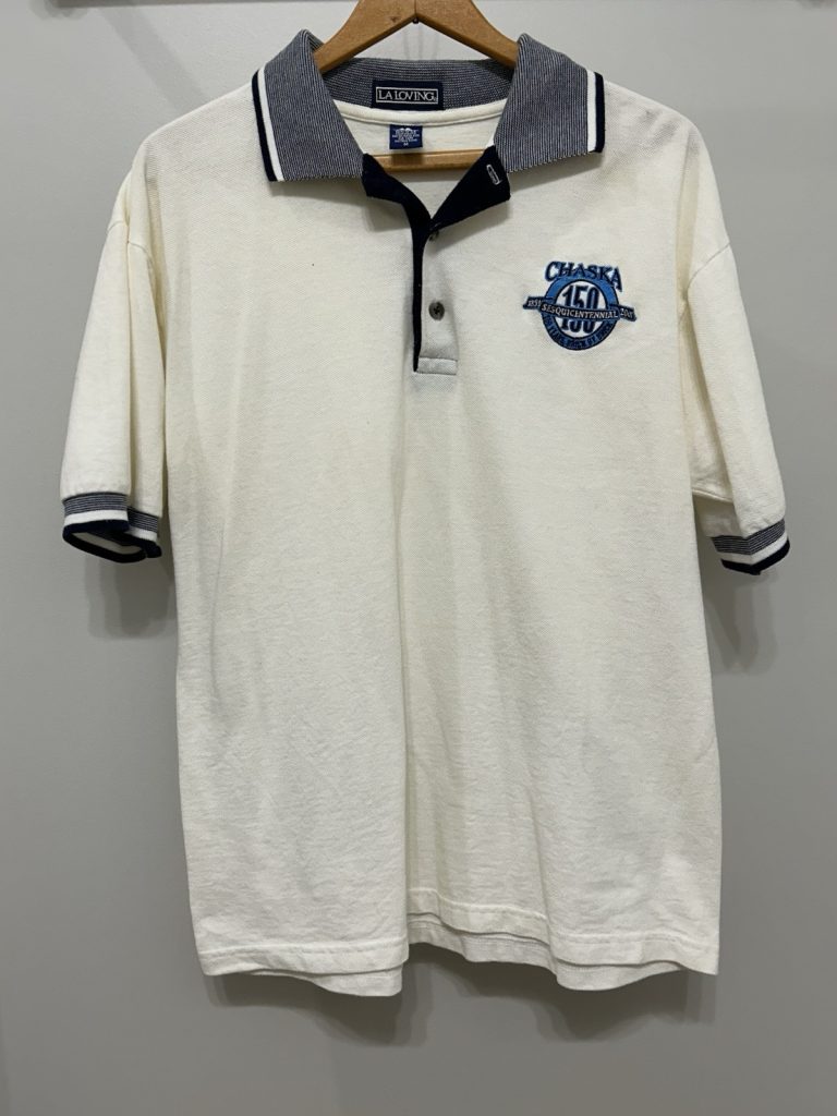 Chaska Minnesota Sesquicentennial 150 Years Collared Shirt 1851  -  2001 Medium