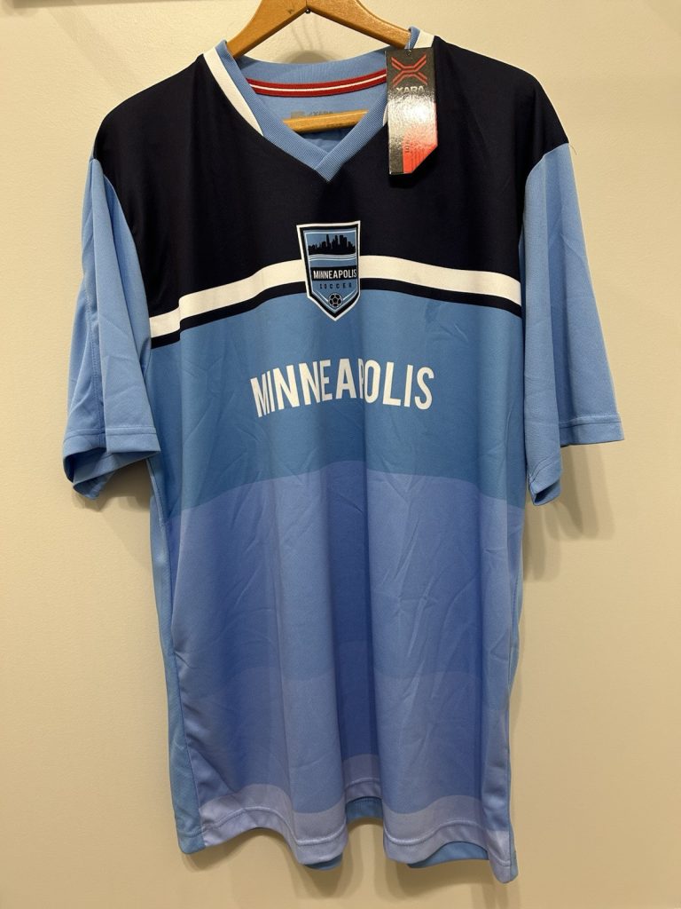 Minneapolis Soccer Club Cara Men's Jersey SZ XL Minnesota