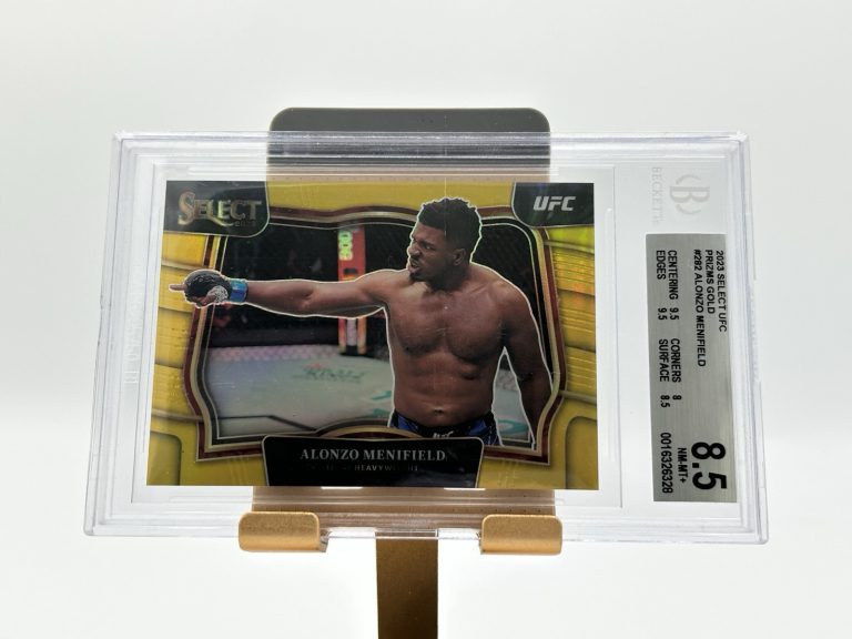 2023 SELECT UFC PRIZMS 03/10 GOLD #282 ALONZO MENIFIELD BGS 8.5
