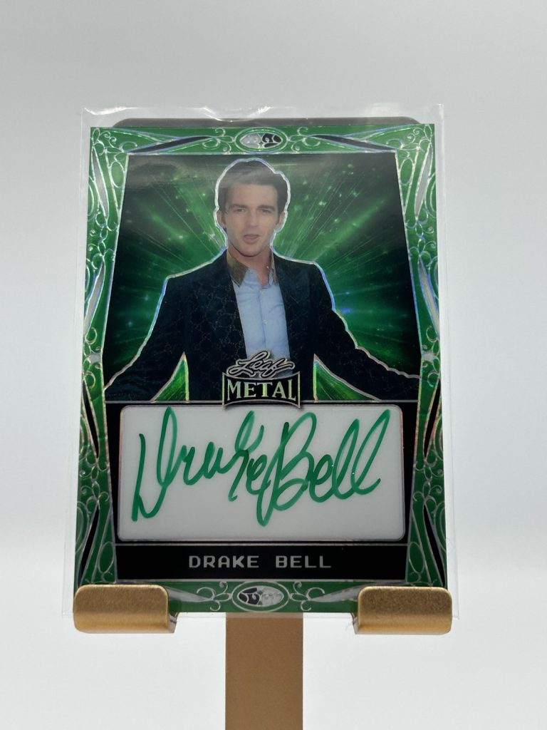 2024 Leaf Metal Pop Century ON CARD AUTO GREEN COLOR MATCH /20 Drake Bell & Josh