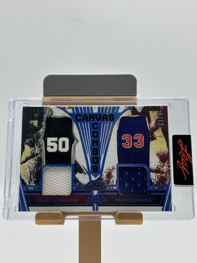 2023 Leaf Art of Sport Platinum Spectrum Holofoil /12 David Robinson #CC-7 HOF