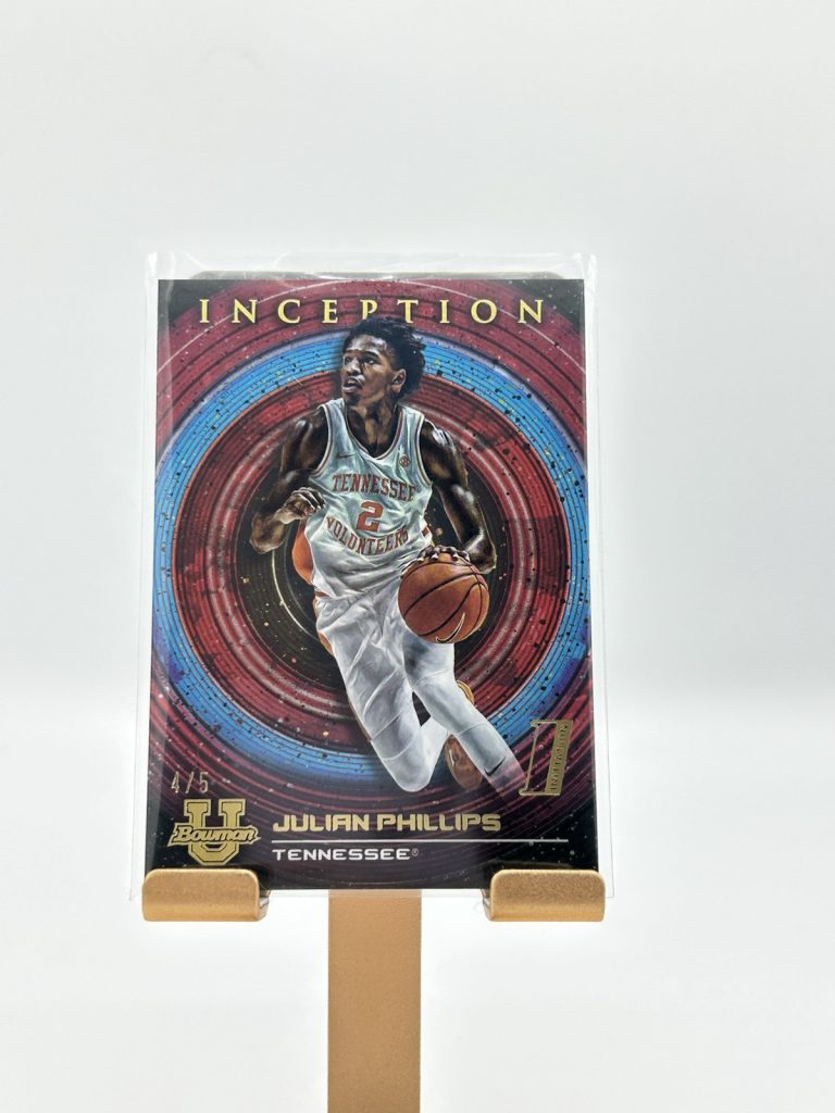 2022-23 Bowman U Inception Julian Phillips Foil Prospect #4/5 Volunteers