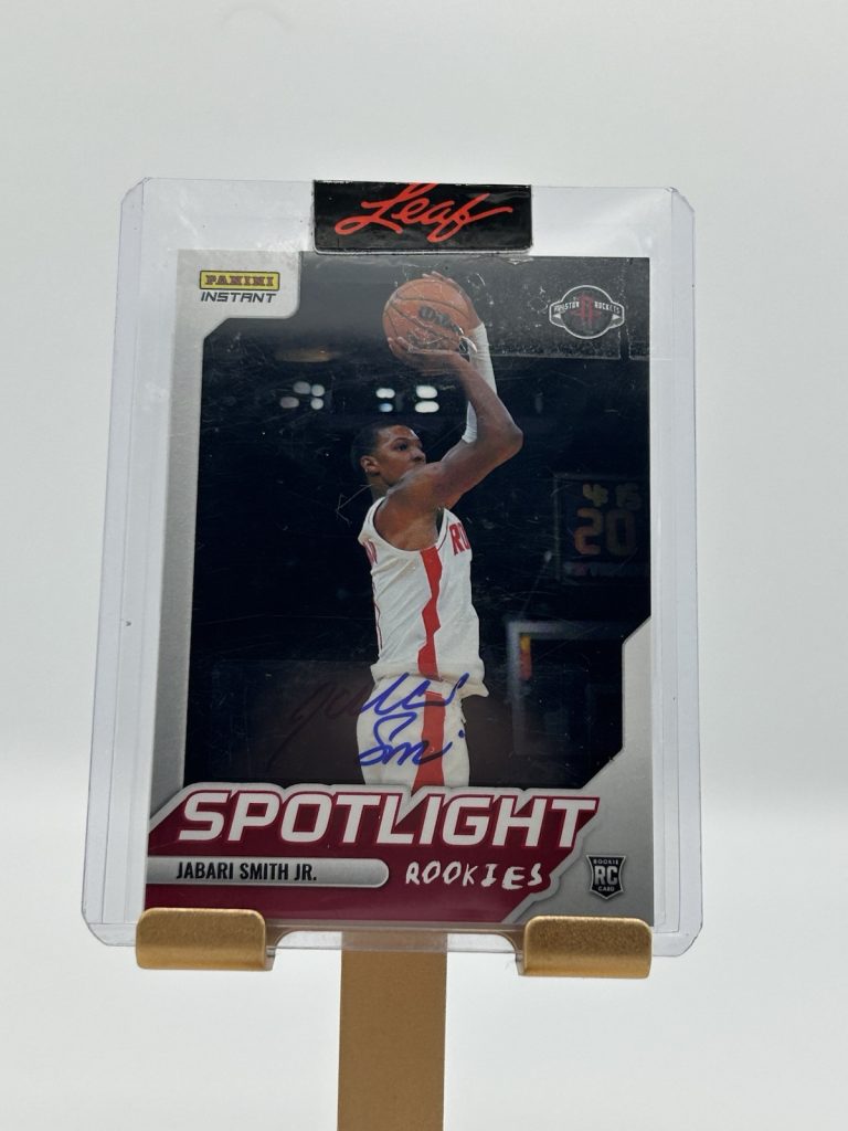 2022-23 Panini Instant NBA Jabari Smith Jr RS3 Spotlight Rookie Auto /25 Rockets