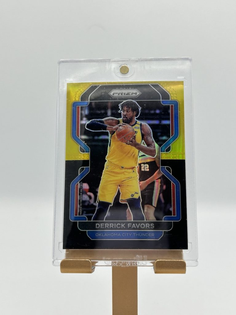 DERRICK FAVORS 2021-22 PANINI PRIZM NBA 75 #124 4/5 OKLAHOMA CITY THUNDER SSP