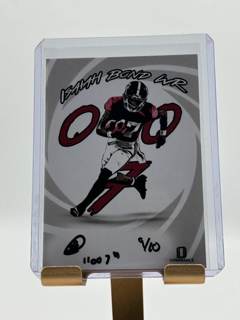 2022 Isaiah Bond Card Stock-Exchange Autograph And Inscribed Rookie College 9/10