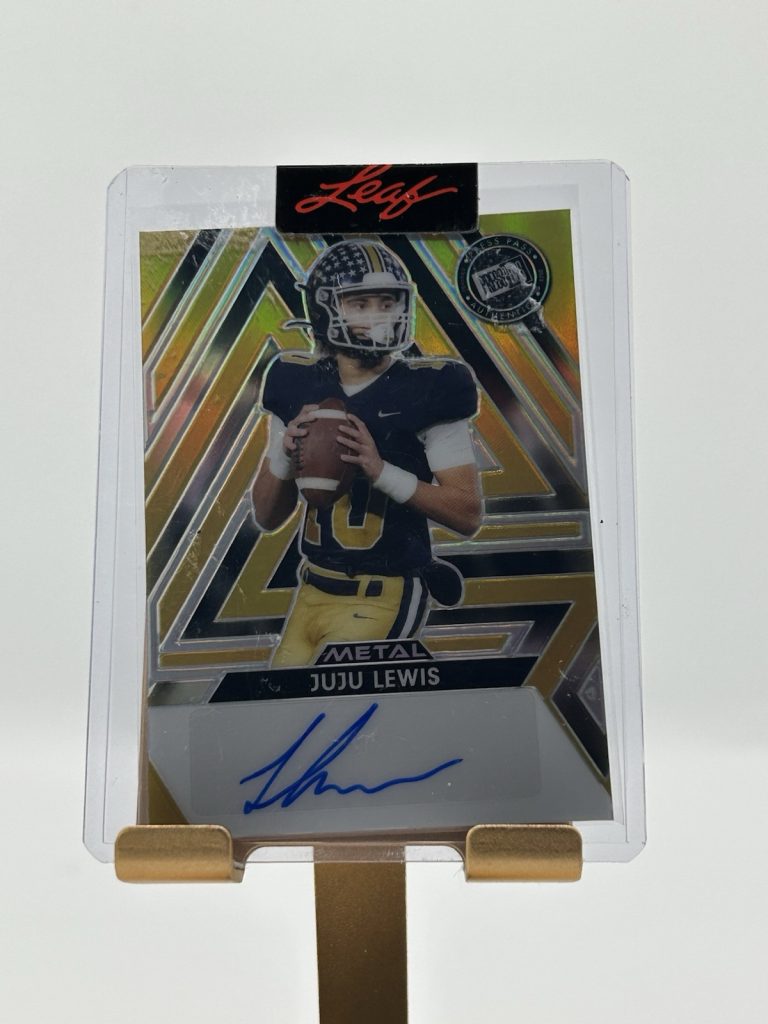 2024 Leaf Press Pass Juju Lewis auto /133 Colorado Color Match