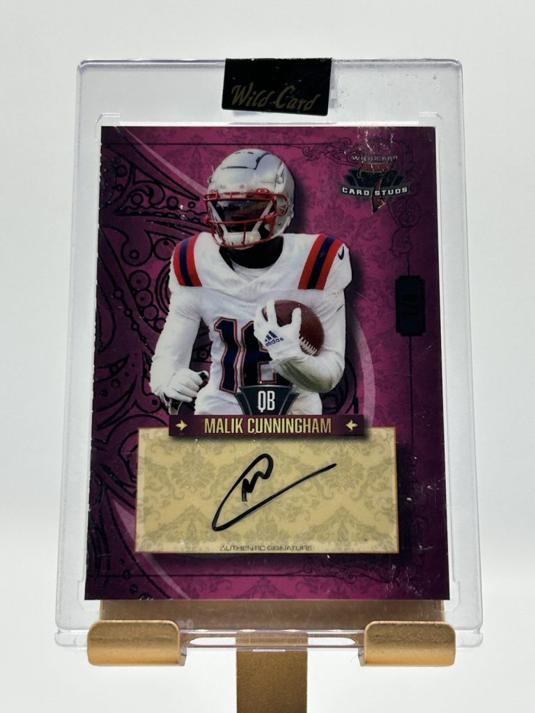 2023 Wild Card Studs Malik Cunningham Rookie AUTO 1/4
