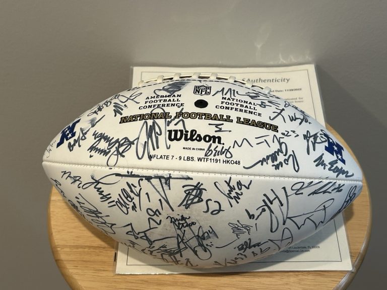 2008 PRO BOWL Signed x60+ Autographed Football ~ JSA Certified Authentic