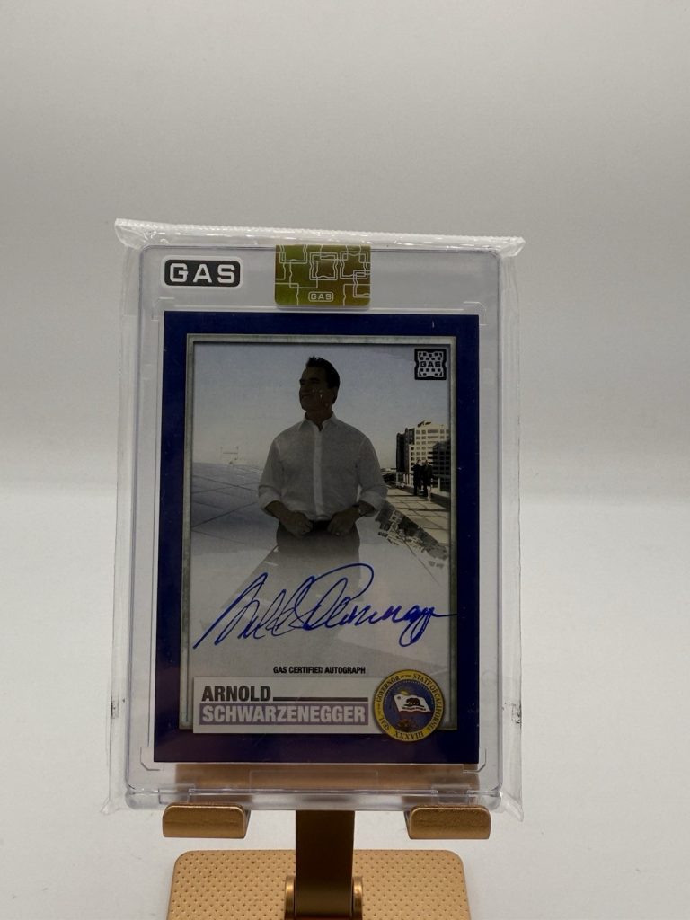 2023 GAS Governor Blue 02/10 Arnold Schwarzenegger #G-1 Auto