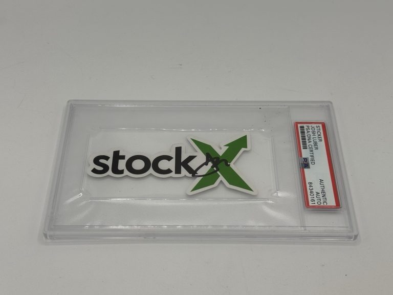 JOSH LUBER SIGNED STICKER FOUNDED STOCKX FANATICS COLLECTIBLES BECKETT PSA COA