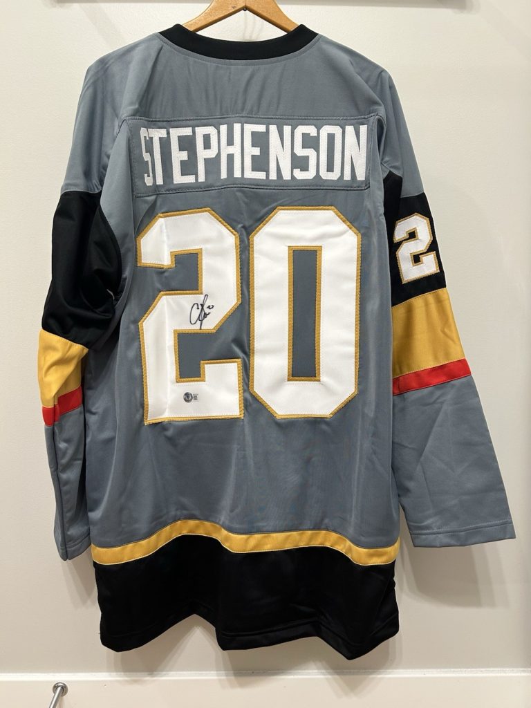 Chandler Stephenson Vegas Golden Knights Autographed Jersey Beckett Certified