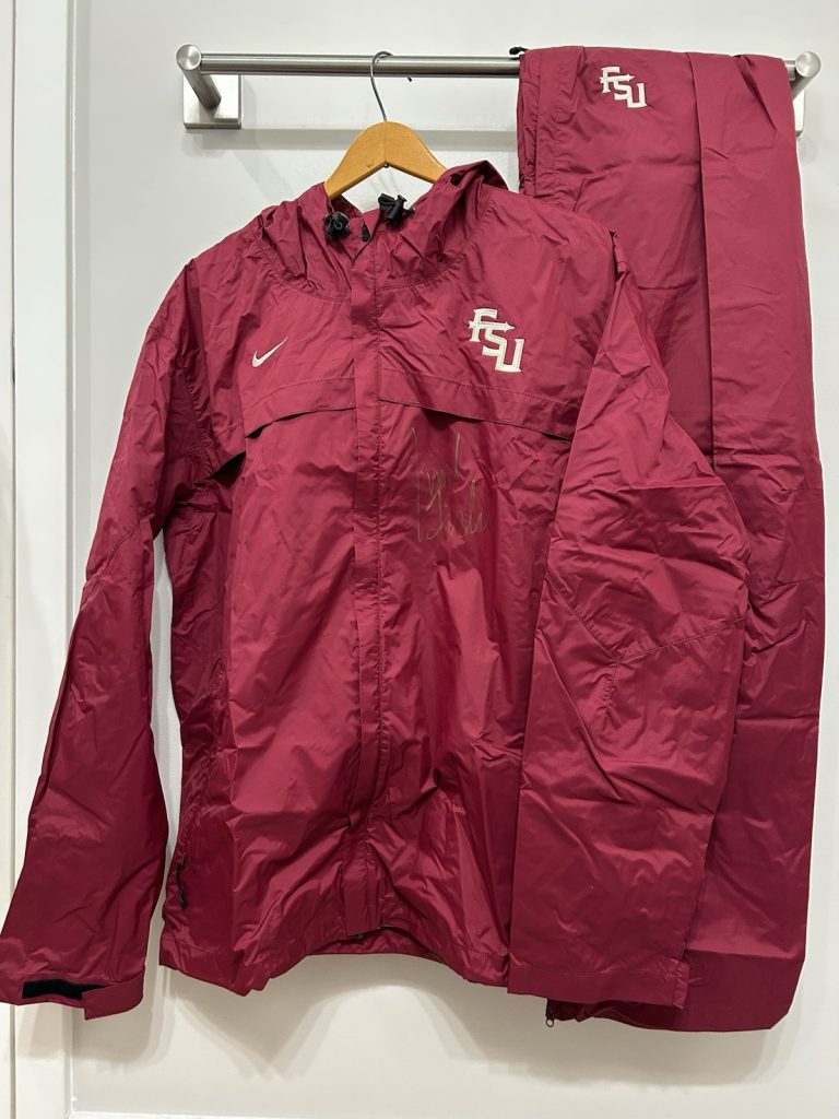 Jimbo Fisher Signed Nike Florida State Seminoles Authentic Jacket And Pants JSA