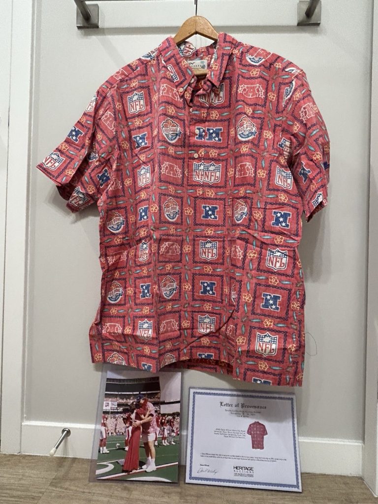 Dave Wilcox Reyn Spooner American Classics Hawaii Pro Bowl 2000 Aloha Shirt