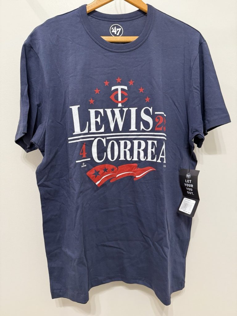 2023 Royce Lewis & Carlos Correa T-Shirt Minnesota Twins Size Large