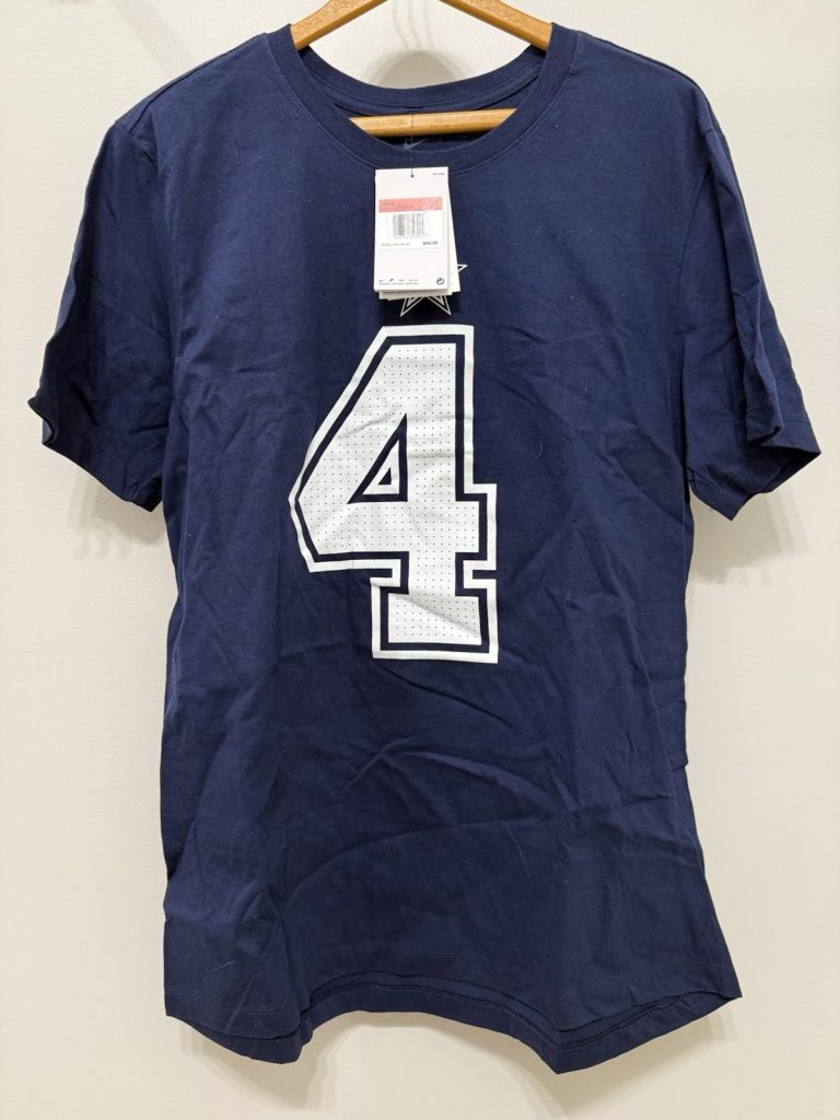 New Dallas Cowboys Nike Dri-Fit Dak Prescott #4 jersey t-shirt Adult Men's L