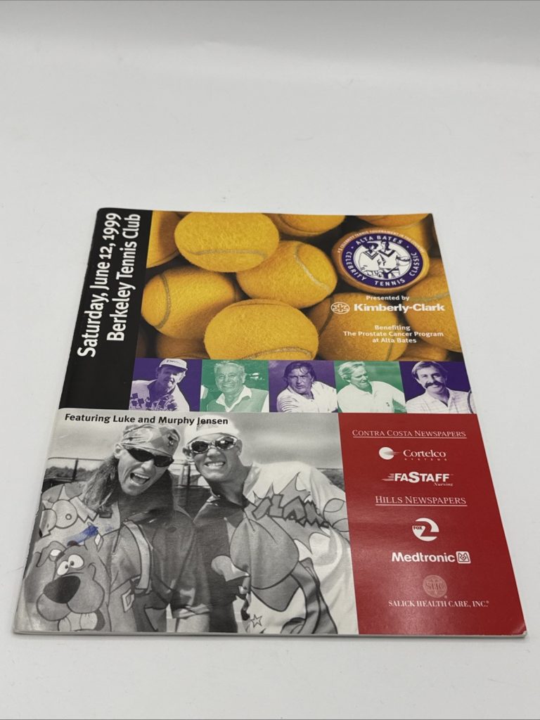 The Berkeley Tennis Club 1999 Program Booklet Multi Signed Autographs