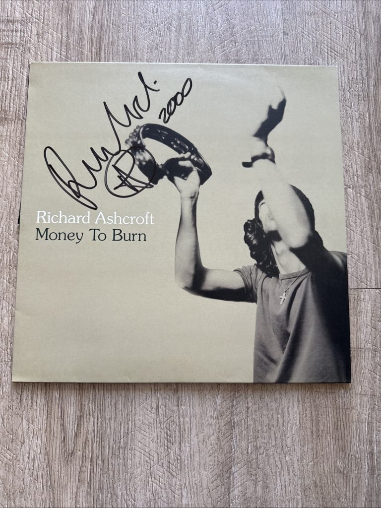 Richard Ashcroft - Money To Spend (Record 2000) Signed Autographed Vinyl Beckett