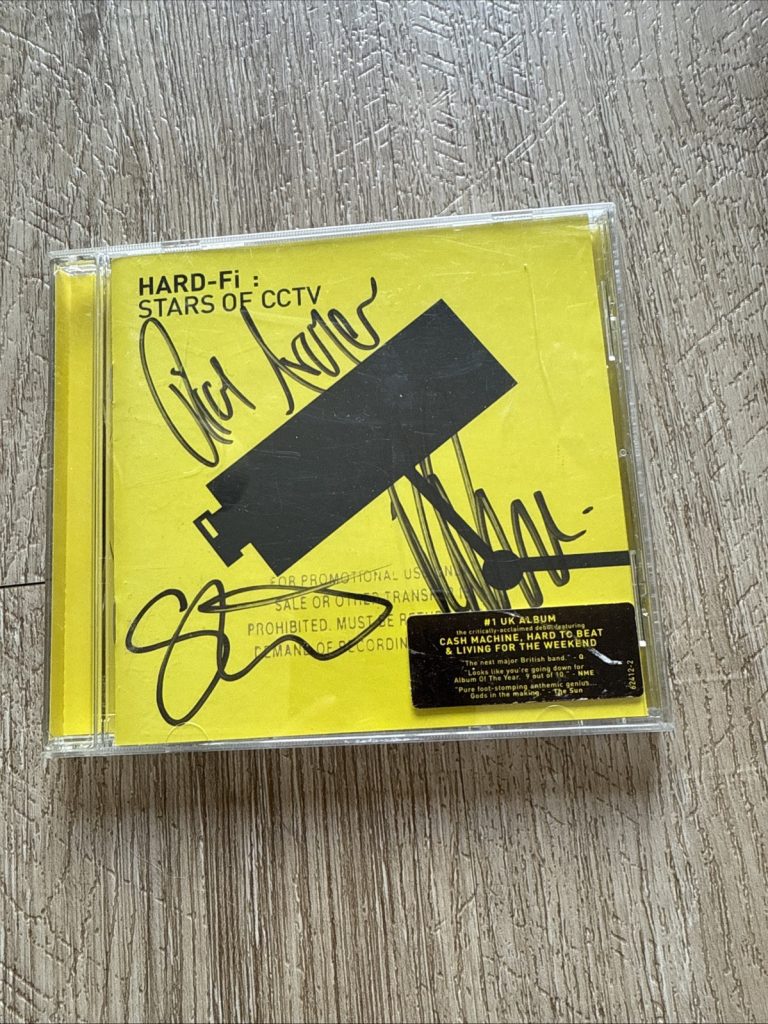 Signed Stars Of Cctv by Hard-Fi (CD, Mar-2006, Atlantic (Label Promotional CD)