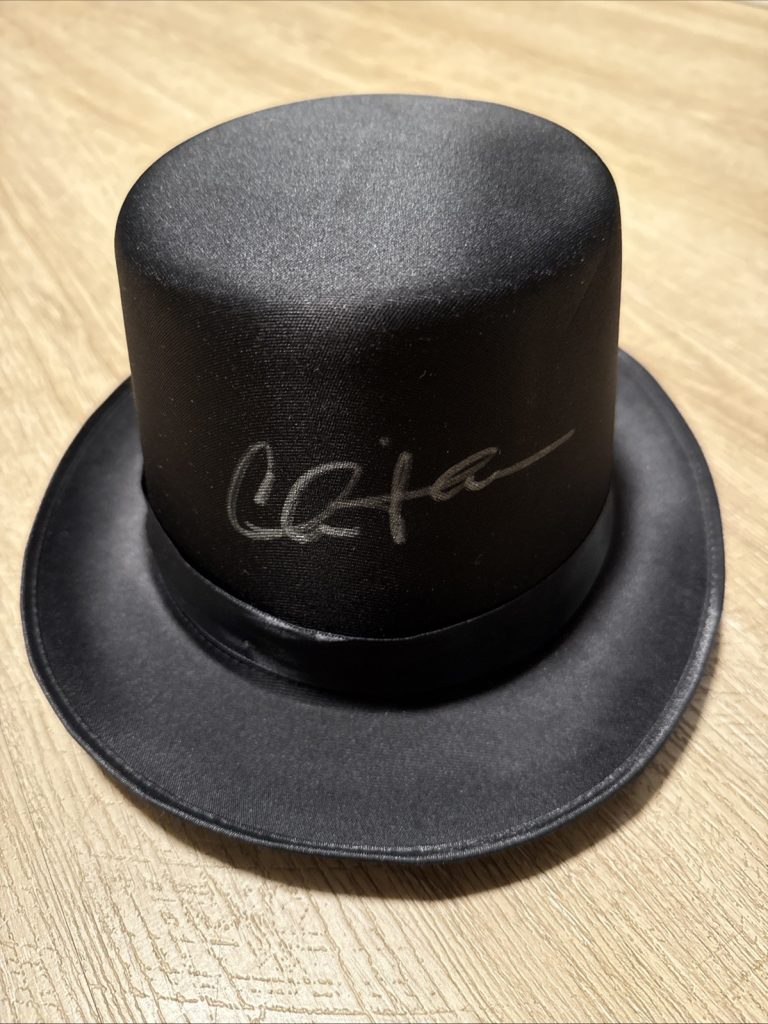 Charlie Sheen Signed Black Hat w/ Beckett COA Sticker Autograph MLB Actor