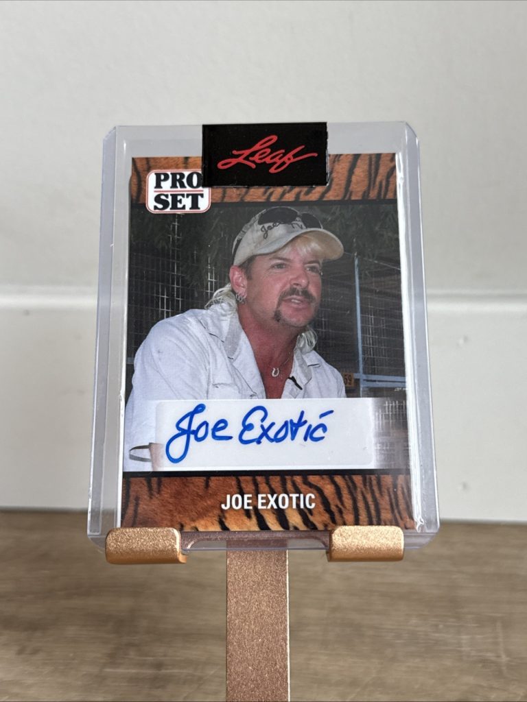Joe Exotic 2021 Leaf Pro Set Rookie Auto RC Tiger King Netflix Autograph
