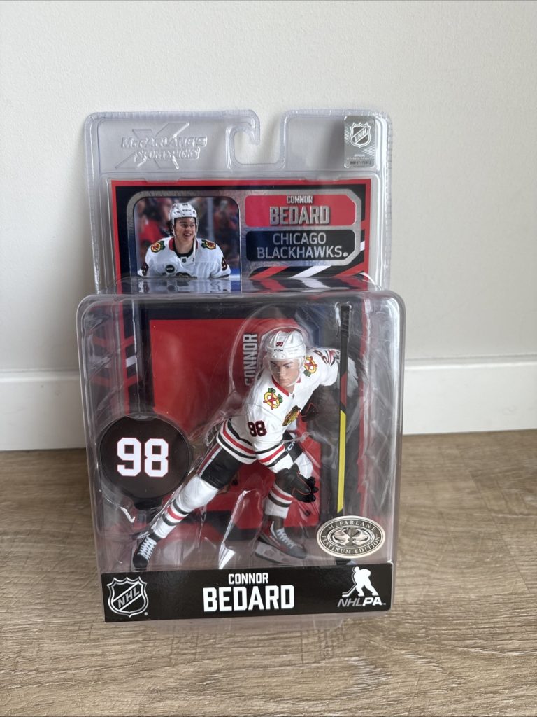 Mcfarlane Toys - Connor Bedard (Chicago Blackhawks), NHL Posed, 7In Figure