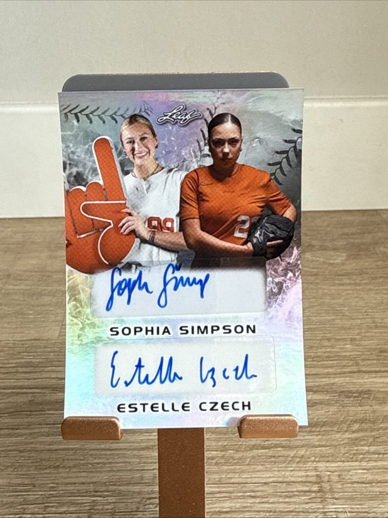 2024 Leaf Lone Star Softball - Sophia Simpson / Estelle Czech - Dual Auto /44
