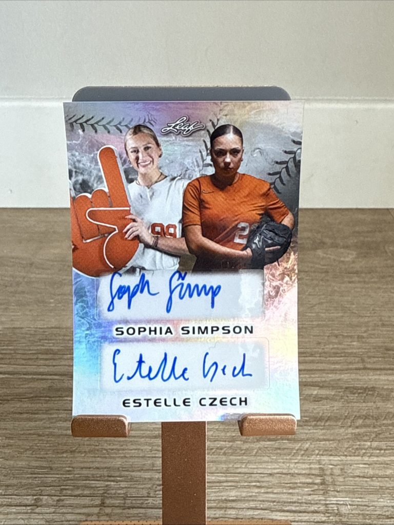 2024 Leaf Lone Star Softball - Sophia Simpson / Estelle Czech - Dual Auto /44