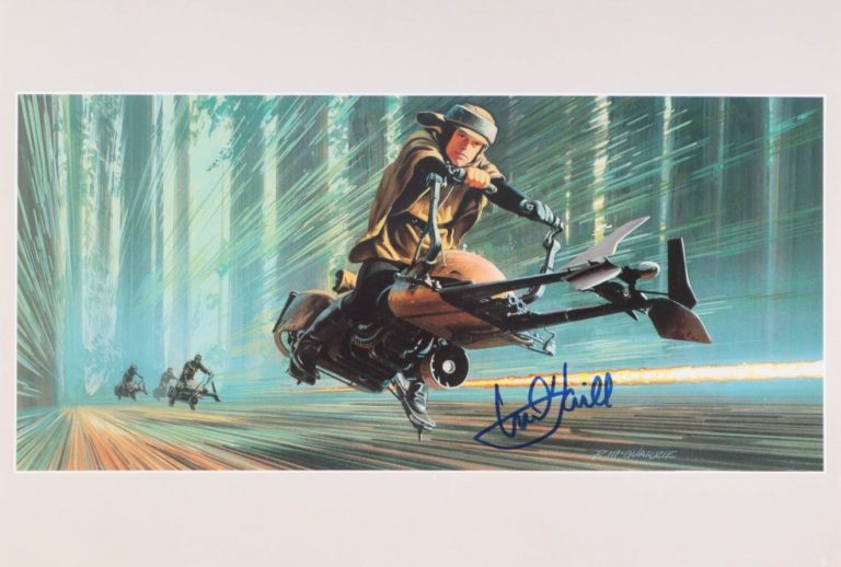Mark Hamill Signed Star Wars Return of the Jedi 11x15.5 Photo JSA Auto