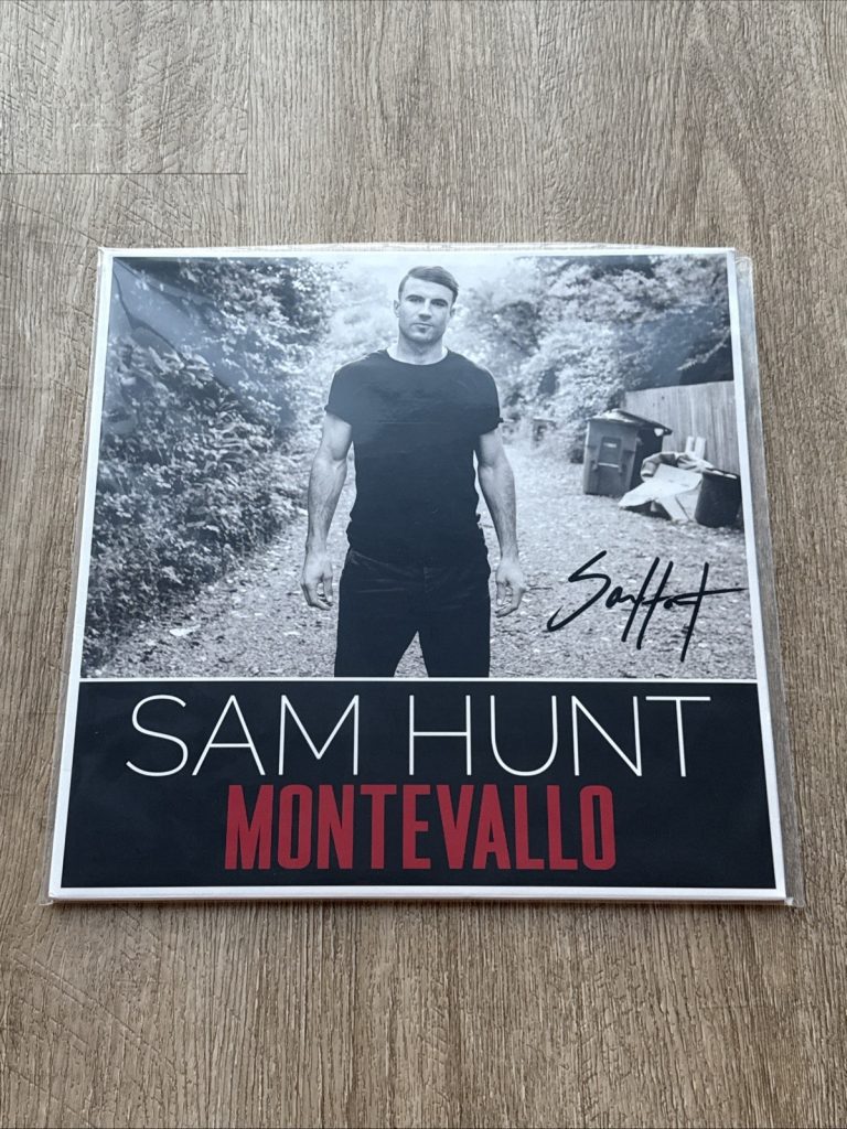 SAM HUNT SIGNED MONTEVALLO VINYL ALBUM COVER COUNTRY + RECORD Beckett COA