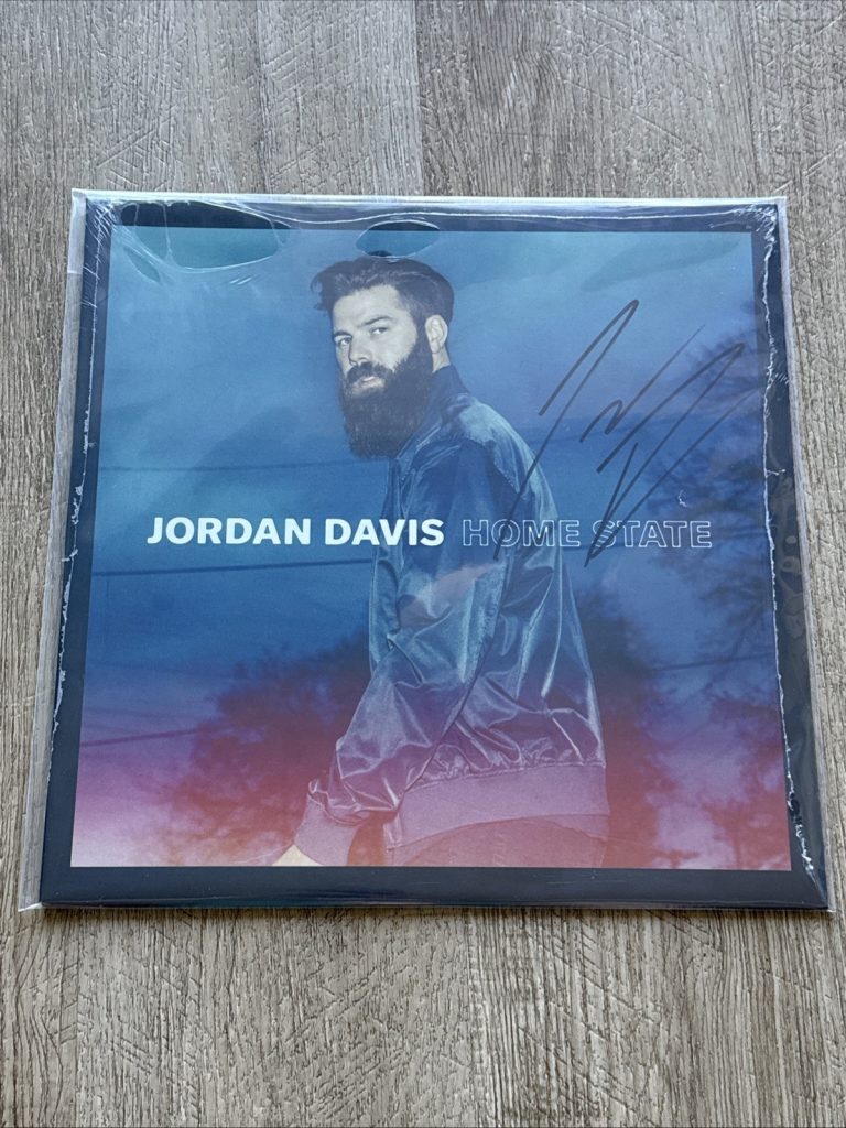 Jordan Davis Signed Home State Vinyl Record Album Autograph Beckett COA
