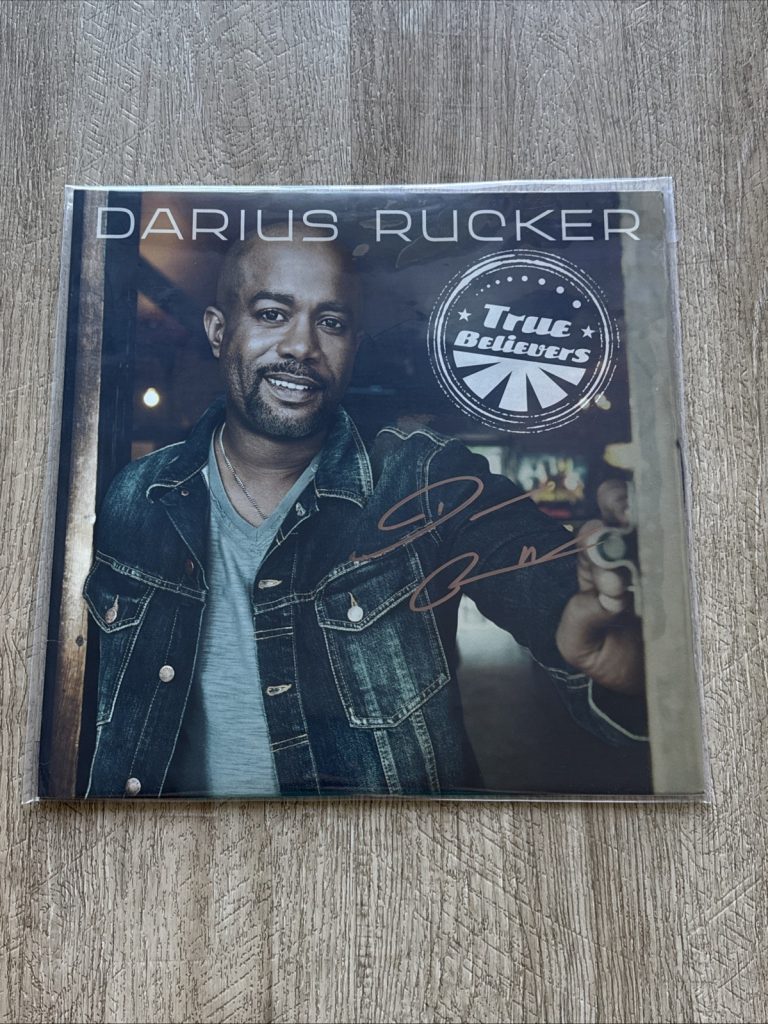 Darius Rucker Signed True Believers Vinyl Autograph Beckett COA BAS Wagon Wheel