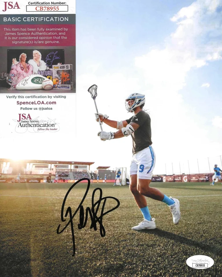 Paul Rabil Signed 8x10 Photo w/ JSA COA #CB78955 Lacrosse Legend