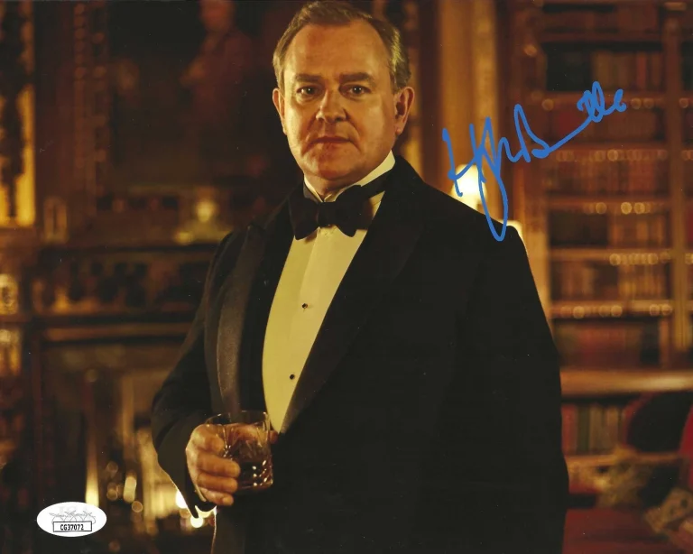 Hugh Bonneville Signed 8x10 Photo w/ JSA COA #CG37072 Downton Abbey