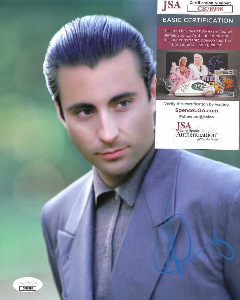 Andy Garcia Signed 8x10 Photo w/ JSA COA #CB78998 The Godfather Part III