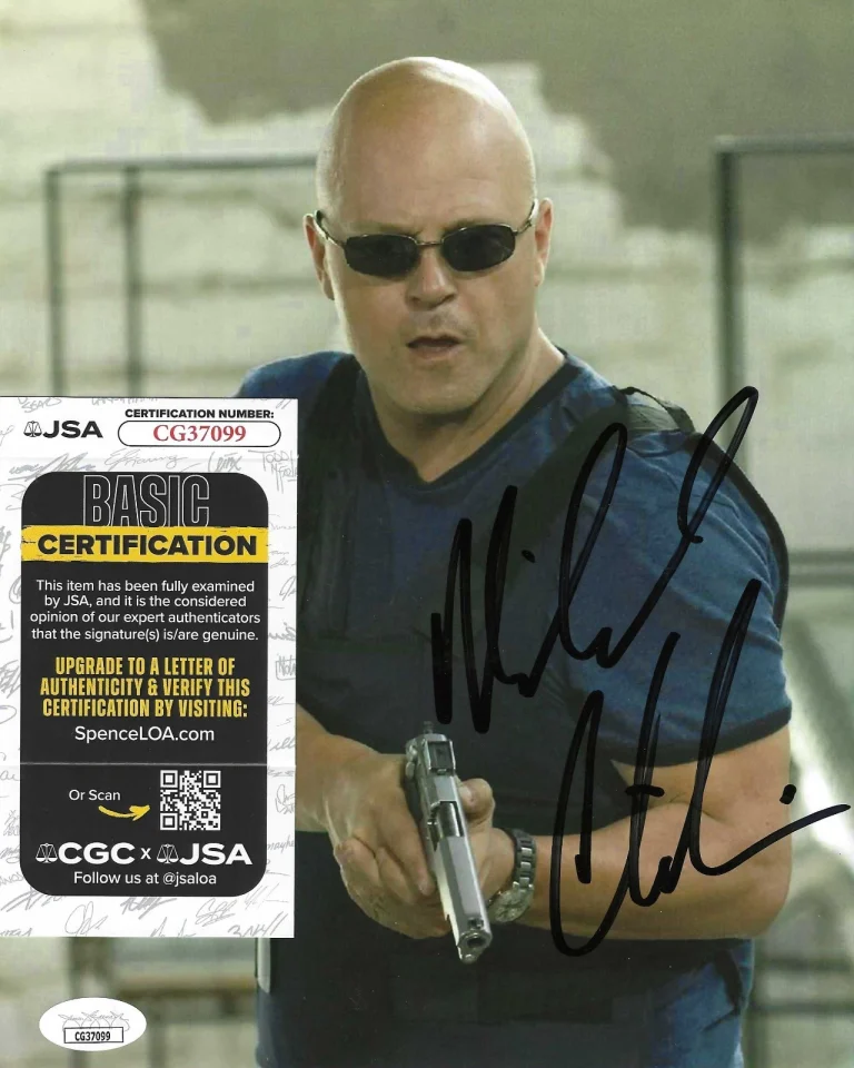 Michael Chiklis Signed 8x10 Photo w/ JSA COA #CG37099 The Shield