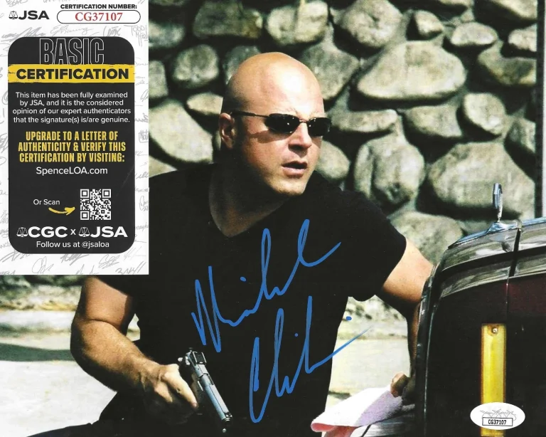 Michael Chiklis Signed 8x10 Photo w/ JSA COA #CG37107 The Shield