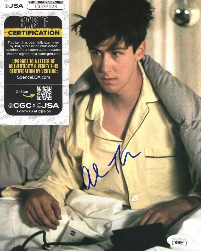 Alan Ruck Signed 8x10 Photo w/ JSA COA #CG37123 Ferris Bueller's Day Off Cameron