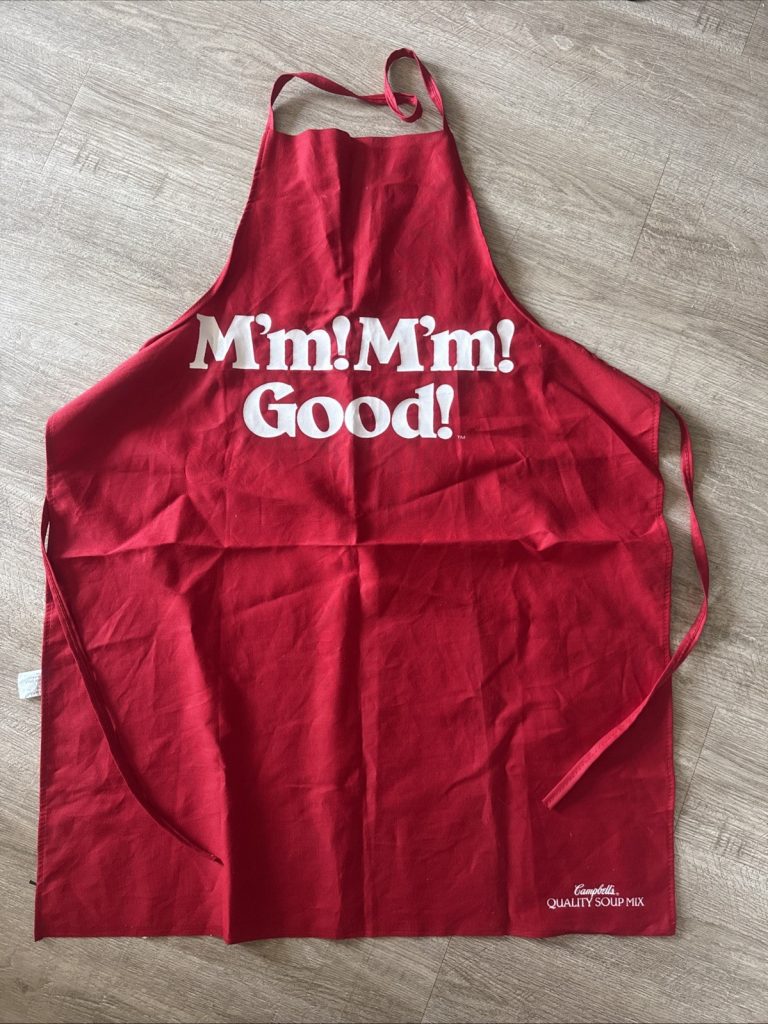 Vintage Campbell's Soup M'm! M'm! Good! Red Apron Advertising Promotional