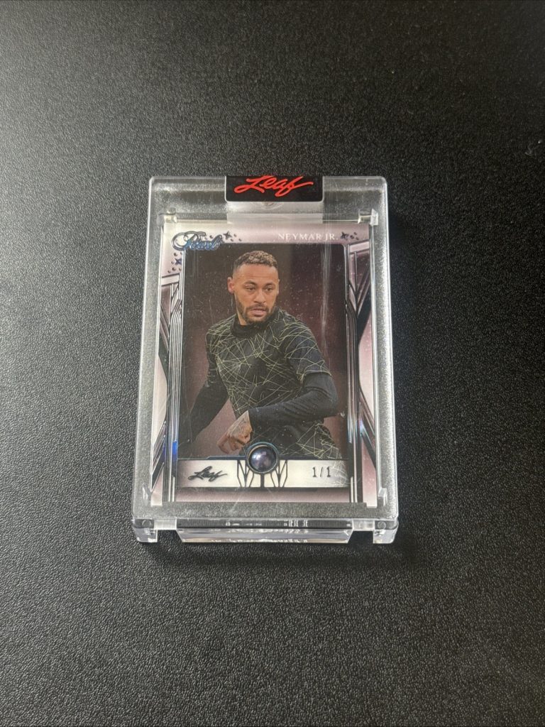 2025 Leaf Pearl Base Set Black Neymar Jr. #44 – 1/1 SSP