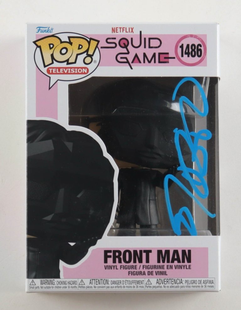 Lee Byung-hun Signed Squid Game Front Man Funko Pop! Vinyl Figure PSA COA