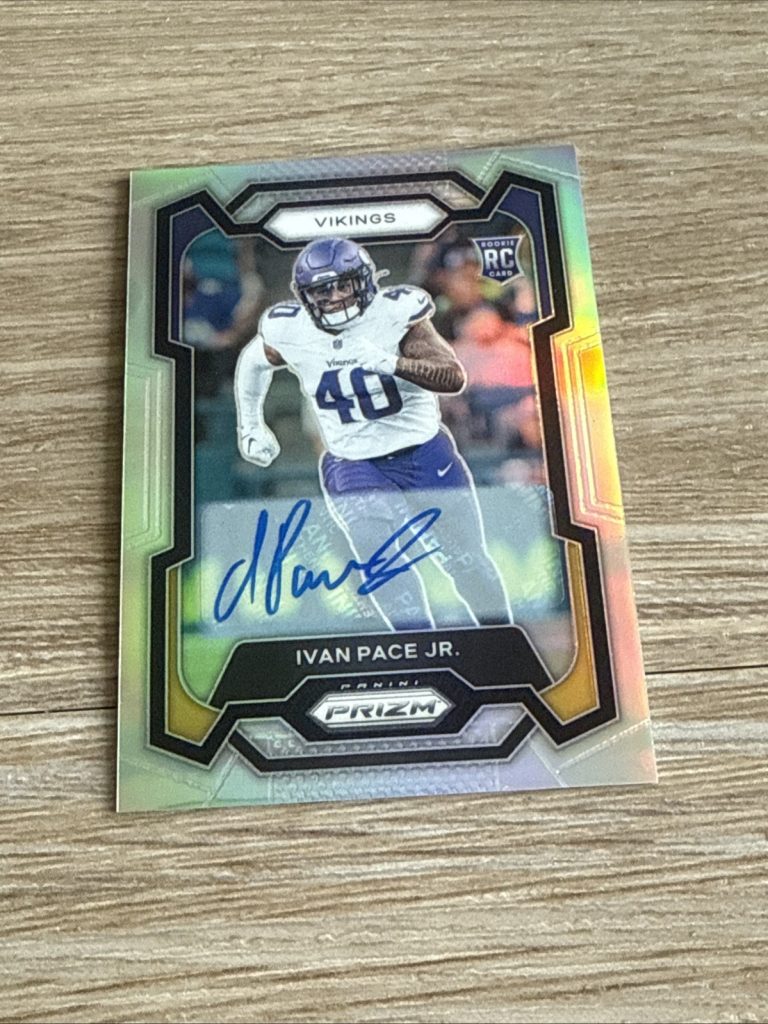 2023 Panini Prizm Silver #366 Ivan Pace Jr Auto Autograph RC Rookie