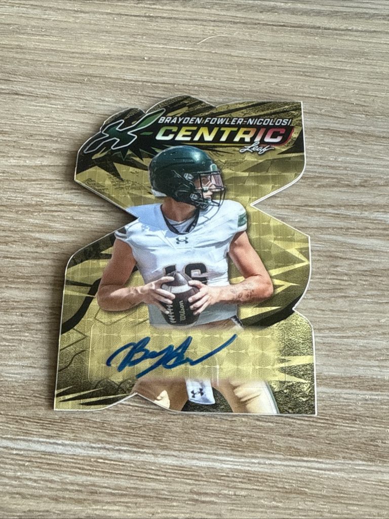 2024 Leaf Eclectic Brayden Fowler Nicolosi Auto Autograph Super Prismatic #d 1/1