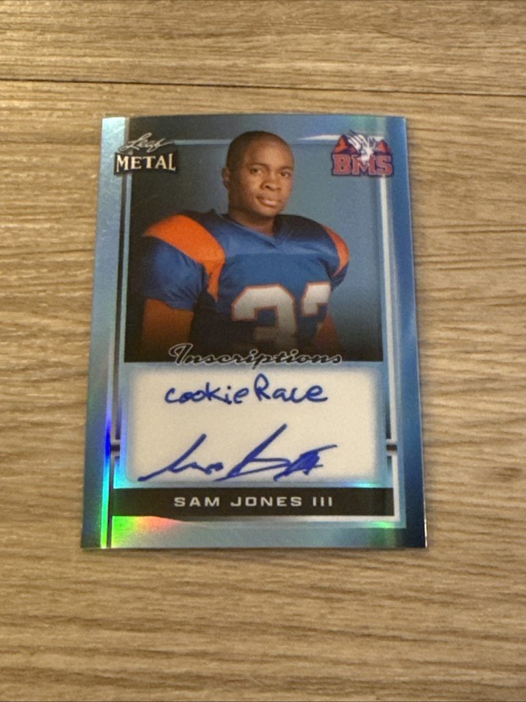 2024 Leaf Blue Mountain State BMS Sam Jones Auto Autograph Blue #d 3/5