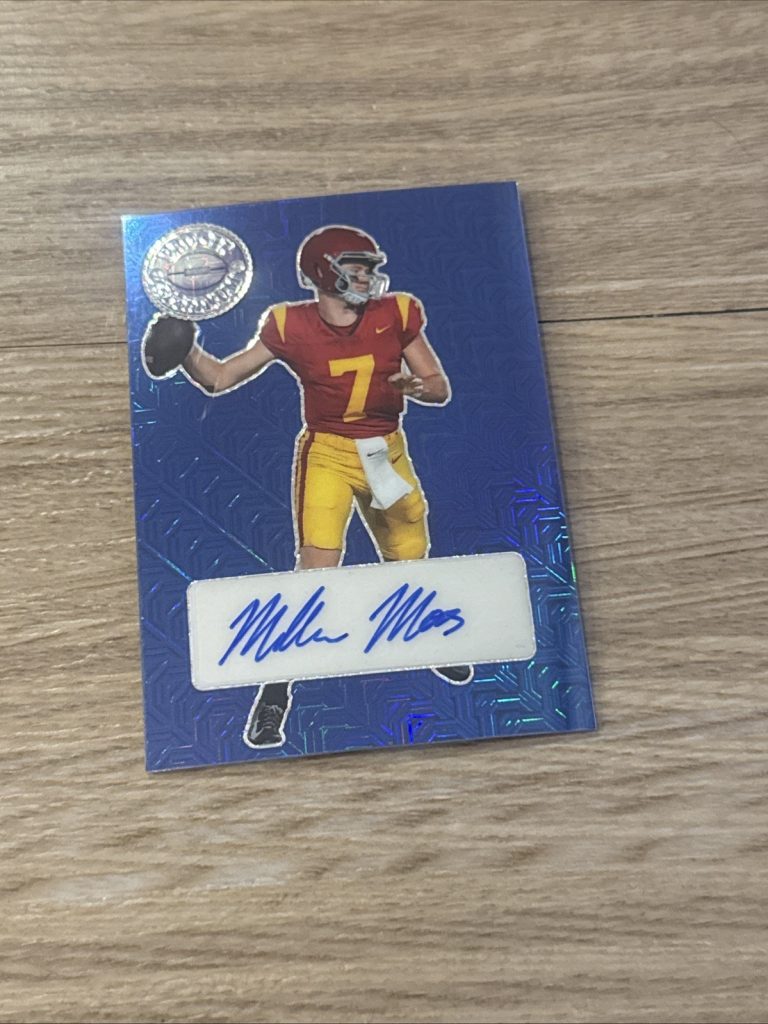 2023 Leaf Pro Set Metal Miller Moss Auto Autograph Mojo Blue #d /15
