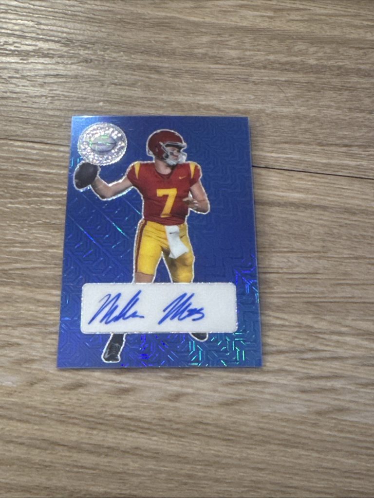2023 Leaf Pro Set Metal Miller Moss Auto Autograph Mojo Blue #d /15
