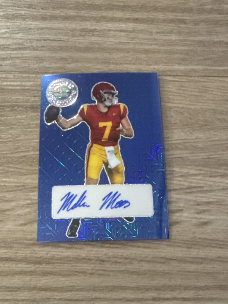 2023 Leaf Pro Set Metal Miller Moss Auto Autograph Mojo Blue #d /15
