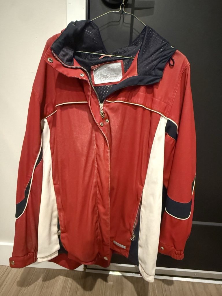 ZeroXposur Hooded Jacket Red White Navy Full Zip Activewear Men’s M/L