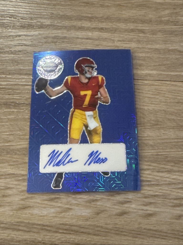 2023 Leaf Pro Set Metal Miller Moss Auto Autograph Mojo Blue #d /15