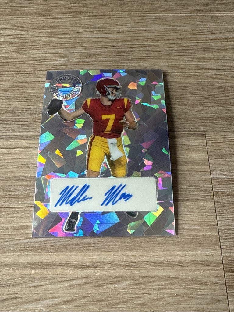 2023 Leaf Pro Set Metal Miller Moss Auto Autograph Crystal White Sparkle #d /15