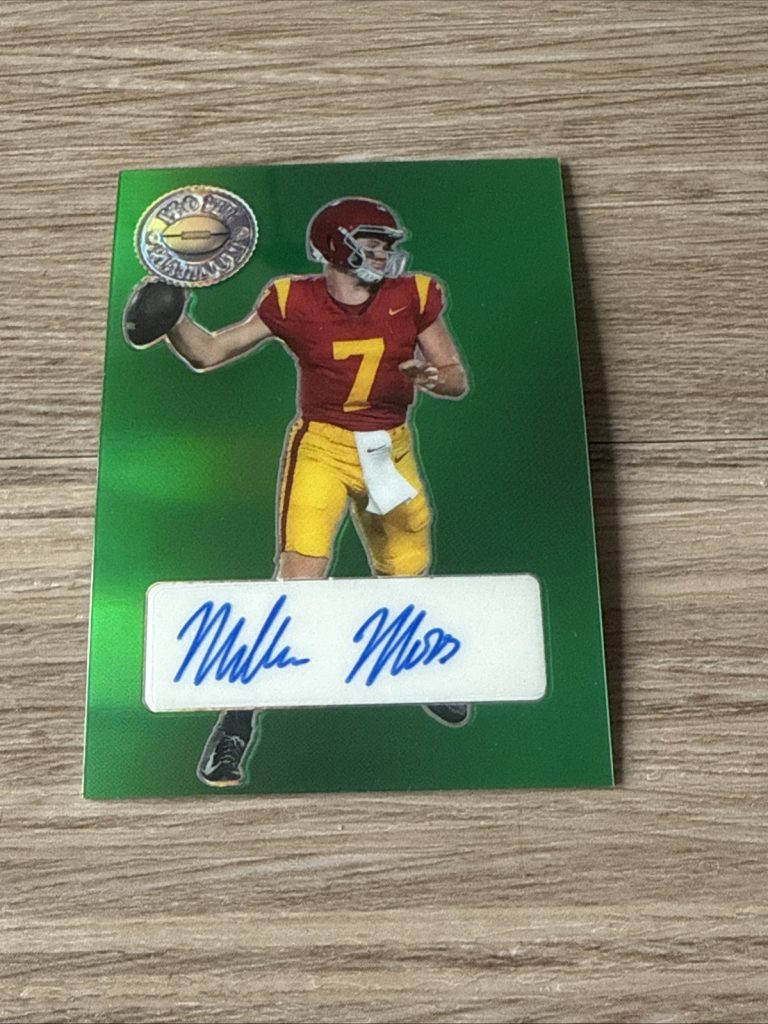 2023 Leaf Pro Set Metal Miller Moss Auto Autograph Mojo Green #d 5/5